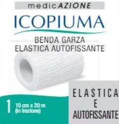 ICOPIUMA BENDA GARZA ELASTICA AUTOFISSANTE CM 10X20 MT - Farmafamily.it