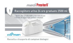 CONTENITORE URINA 24 ORE MEDIPRESTERIL - Farmafamily.it