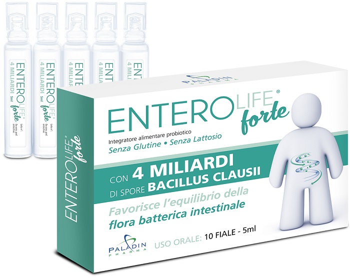 ENTEROLIFE FORTE 4 MILIARDI 10 FIALE DA 5 ML - Farmafamily.it
