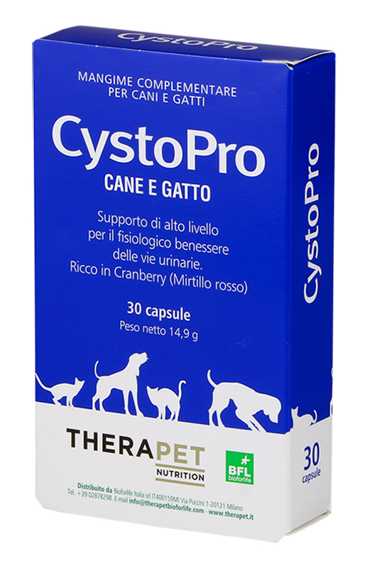CYSTOPRO THERAPET 30 CAPSULE - Farmafamily.it