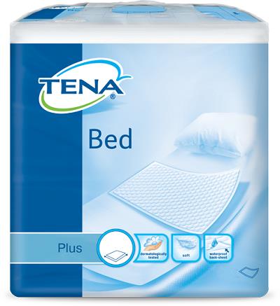 TRAVERSA PER INCONTINENZA NON RIMBOCCABILE TENA BED PLUS 60X40CM 40 PEZZI - Farmafamily.it