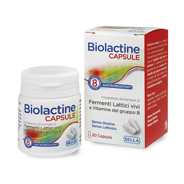 BIOLACTINE FERMENTI + VITAMINE 20 CAPSULE - Farmafamily.it