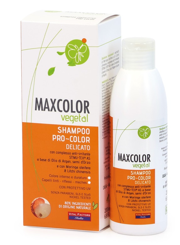 MAXCOLOR VEGETAL SHAMPOO PROTETTIVO PROCOLOR 200 ML - Farmafamily.it