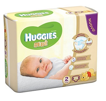 PANNOLINO HUGGIES EXTRA CARE BEBE' BASE 2 24 PEZZI - Farmafamily.it