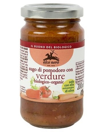 SUGO DI POMODORO CON VERDURE BIO 200 G - Farmafamily.it