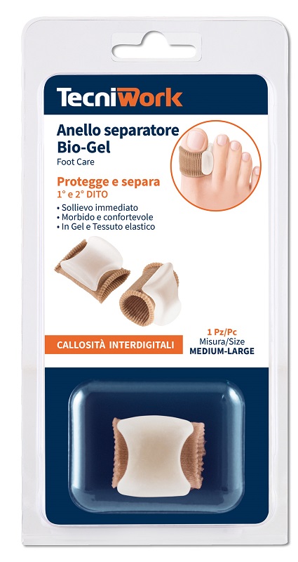 BIO-GEL ANELLO SEPARATORE PER ALLUCE M/L 1 PEZZO - Farmafamily.it