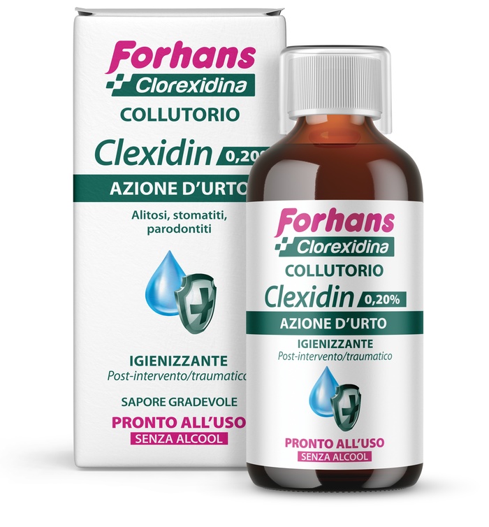 FORHANS CLEXIDIN 0,20 SENZA ALCOOL 200 ML - Farmafamily.it
