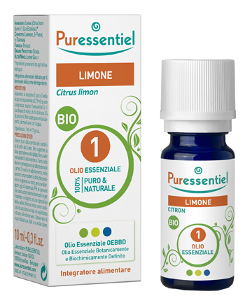 PURESSENTIEL LIMONE OLIO ESSENZIALE BIO 10 ML - Farmafamily.it