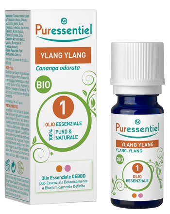 PURESSENTIEL OLIO ESSENZIALE YLANG YLANG BIO 5 ML - Farmafamily.it