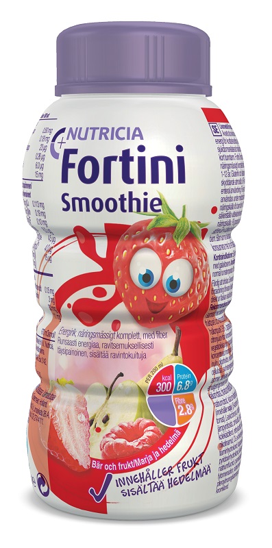 FORTINI SMOOTHIE MULTI FIBRE GUSTO FRUTTI ROSSI 200 ML - Farmafamily.it
