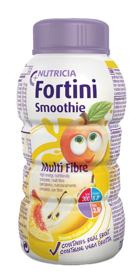 FORTINI SMOOTHIE MULTI FIBRE GUSTO FRUTTI GIALLI 200 ML - Farmafamily.it