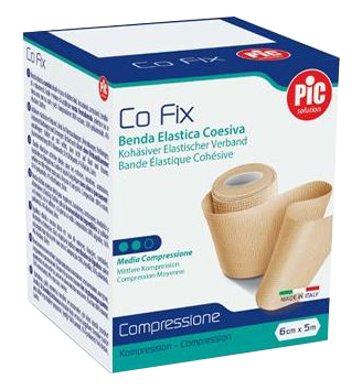 BENDA ELASTICA PIC CO FIX AUTOADESIVA 12X5CM MEDIUM - Farmafamily.it