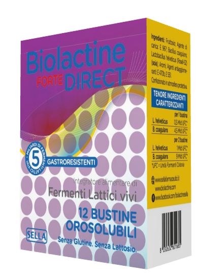 BIOLACTINE FORTE DIRECT 12 BUSTINE - Farmafamily.it