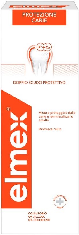 ELMEX PROTEZIONE CARIE COLLUTORIO FLUORURO AMMINICO 400 ML - Farmafamily.it