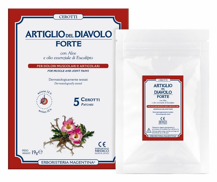ARTIGLIO DEL DIAVOLO FORTE CEROTTO 5 PEZZI - Farmafamily.it