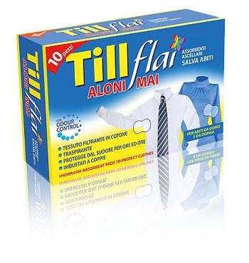TILL FLAI ASSORBENTI ASCELLARI NUOVO ADESIVO 10 PEZZI - Farmafamily.it