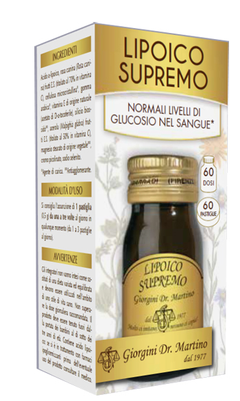 LIPOICO SUPREMO 60 PASTIGLIE - Farmafamily.it