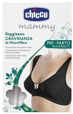 CHICCO MAMMY REGGISENO MICROFIBRA GRAVIDANZA NERO 5C - Farmafamily.it