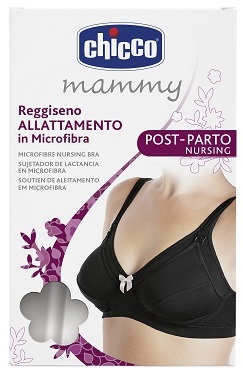 CHICCO MAMMY REGGISENO MICROFIBRA ALLATTAMENTO NERO 5C - Farmafamily.it