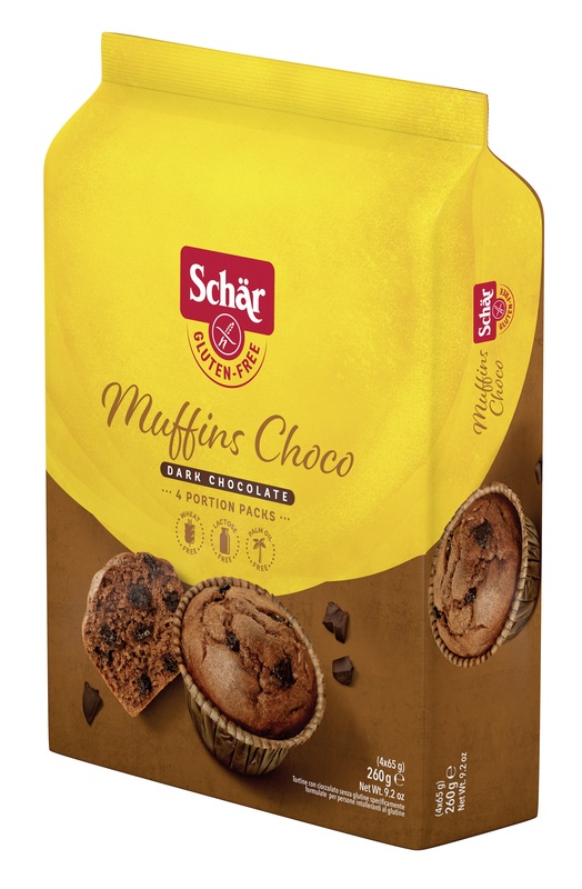 SCHAR MUFFINS CHOCO TORTINE CON CIOCCOLATO FONDENTE 4 PORZIOI DA 65 G - Farmafamily.it