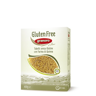 GLUTEN FREE GRANORO TUBETTI 400 G - Farmafamily.it