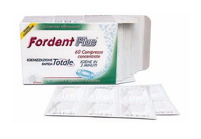 FORDENT PLUS 60 COMPRESSE CONCENTRATE PER DENTIERE E APPARECCHI ORTODONTICI - Farmafamily.it