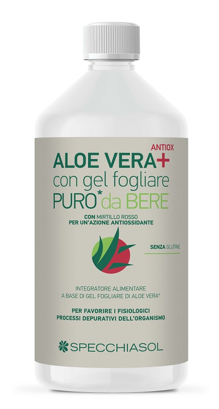 SUCCO ALOEVERA+ ALOE/MIRTILLO ROSSO 1 LITRO - Farmafamily.it
