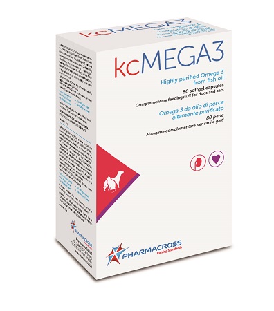 KCMEGA3 OMEGA3 DA OLIO DI PESCE 30 PERLE CANI E GATTI - Farmafamily.it