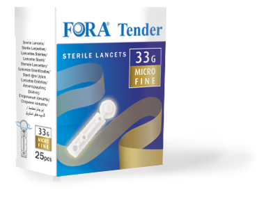 LANCETTE PUNGIDITO FORA TENDER 33 GAUGE 25 PEZZI - Farmafamily.it