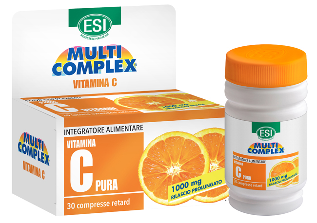 ESI MULTICOMPLEX VITAMINA C PURA 1000 MG RETARD 30 COMPRESSE - Farmafamily.it