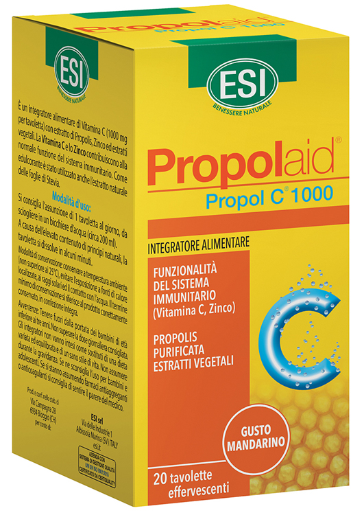 ESI PROPOLAID C 1000 20 TAVOLETTE EFFERVESCENTI - Farmafamily.it