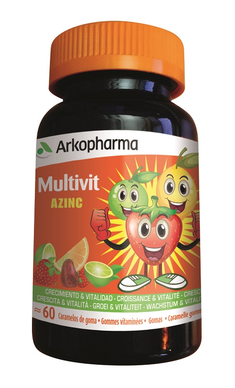ARKOVITAL MULTIVIT AZINC 60 CARAMELLE GOMMOSE ALLA FRUTTA - Farmafamily.it