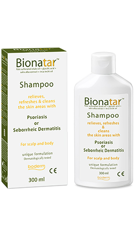 BIONATAR SHAMPOO INDICATO IN PRESENZA DI SINTOMI DI PSORIASI O DERMATITE SEBORROICA 300 ML CE - Farmafamily.it