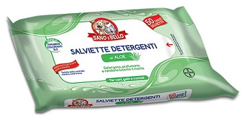 SANO E BELLO SALVIETTE DETERGENTI ALL'ALOE 50 PEZZI - Farmafamily.it