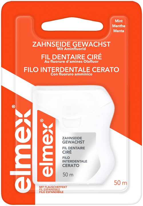 ELMEX FILO INTERDENTALE CERATO 50 METRI - Farmafamily.it