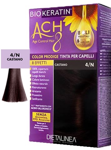 BIOKERATIN ACH8 COLOR PRODIGE 4/N CASTANO - Farmafamily.it