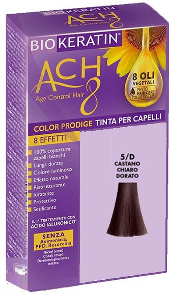 BIOKERATIN ACH8 COLOR PRODIGE 5/D CASTANO CHIARO DORATO - Farmafamily.it