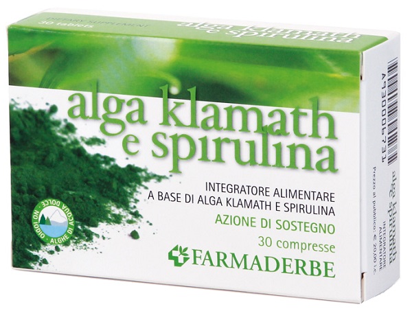 ALGA KLAMATH E SPIRULINA 30 COMPRESSE - Farmafamily.it
