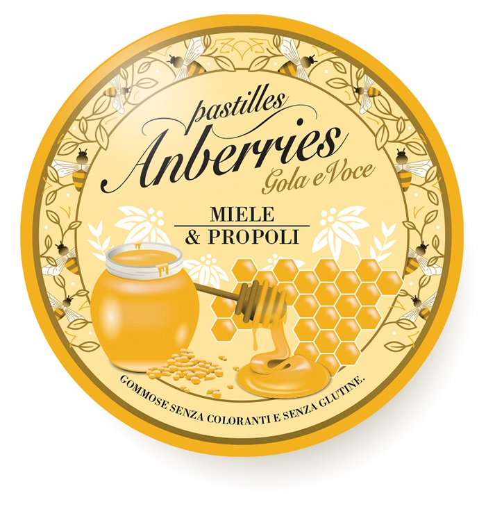 ANBERRIES MIELE PROPOLI 55 G - Farmafamily.it