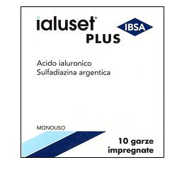 GARZA IMPREGNATA IALUSET FERITE E USTIONI NON INFETTE 10X10 CM 10 PEZZI - Farmafamily.it