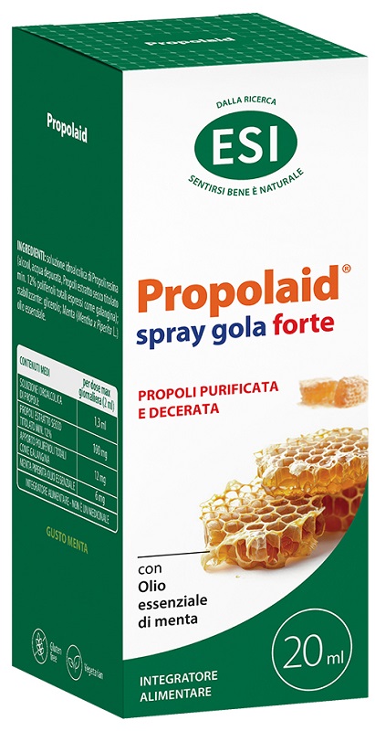 ESI PROPOLAID SPRAY GOLA FORTE 20 ML - Farmafamily.it