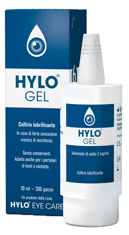 HYLO-GEL COLLIRIO LUBRIFICANTE ACIDO IALURONICO 0,2% 10 ML - Farmafamily.it
