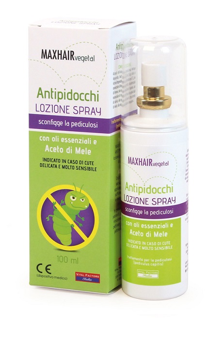 MAXHAIR VEGETAL SPRAY TRATTAMENTO PIDOCCHI 100 ML - Farmafamily.it