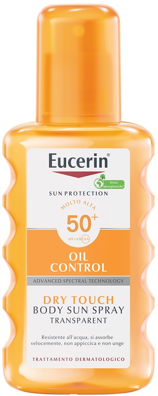 EUCERIN SUN SPRAY TRANSPARENT SPF50 200 ML - Farmafamily.it