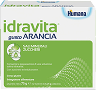 IDRAVITA GUSTO ARANCIA 12 BUSTINE DA 6,25 G - Farmafamily.it