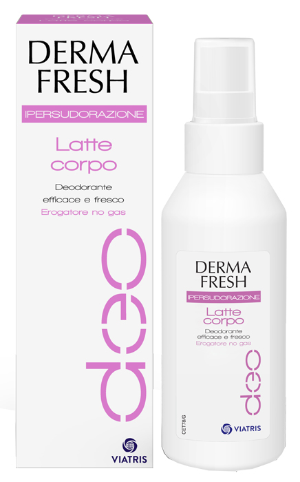 DERMAFRESH IPERSUDORAZIONE LATTE CORPO DEODORANTE 100 ML - Farmafamily.it