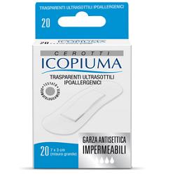 ICOPIUMA CEROTTO TRASPARENTE GRANDE 20 PEZZI - Farmafamily.it