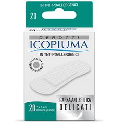 ICOPIUMA CEROTTO IN TESSUTO NON TESSUTO GRANDE 20 PEZZI - Farmafamily.it
