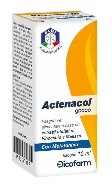 ACTENACOL GOCCE 12 ML CON MELATONINA - Farmafamily.it