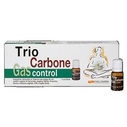 TRIOCARBONE GAS CONTROL 7 FLACONCINI 10 ML - Farmafamily.it